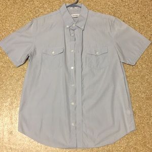 Blue Calvin Klein button down